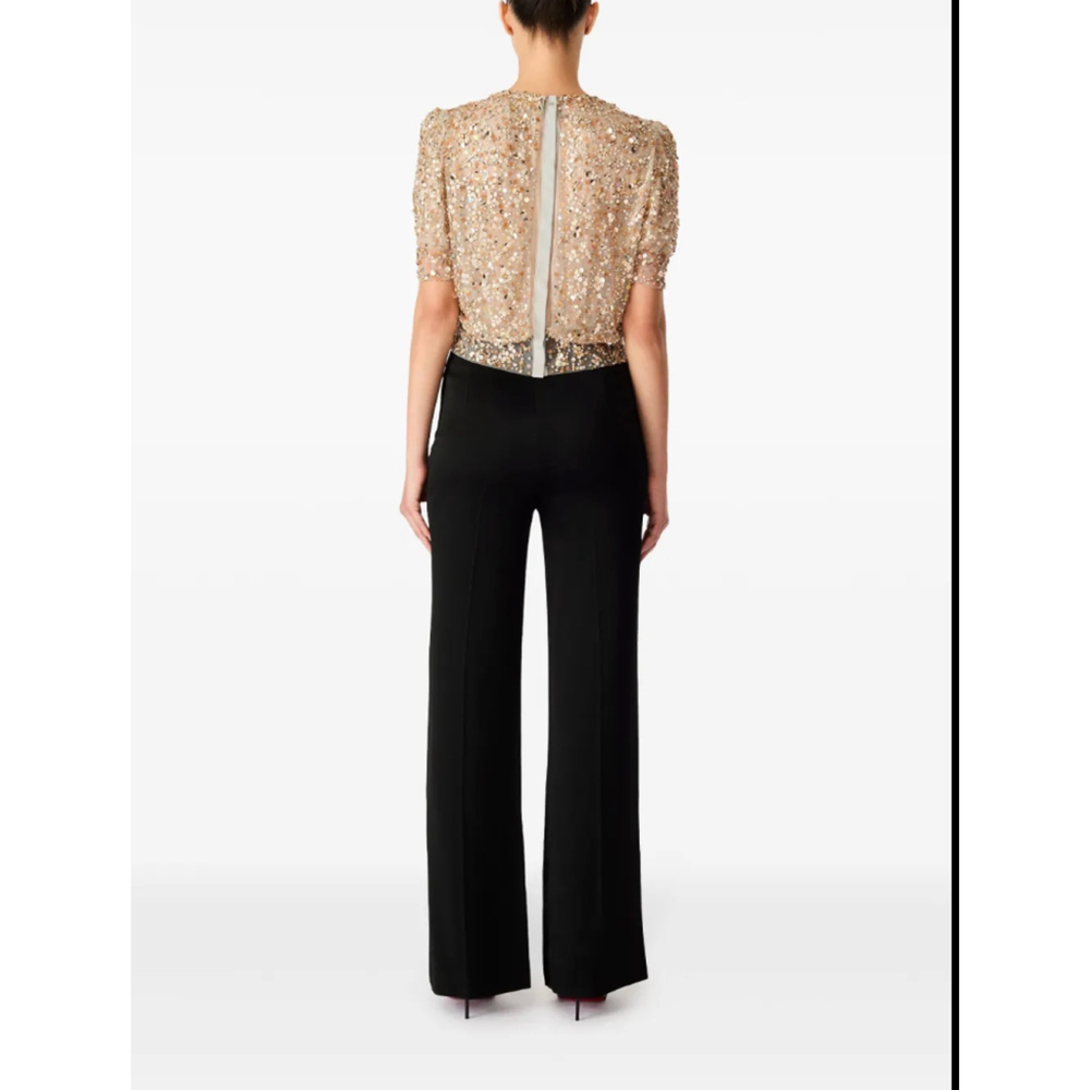 Jenny Packham Black Wide Leg Trousers – Sample – Approx. 28” Waist